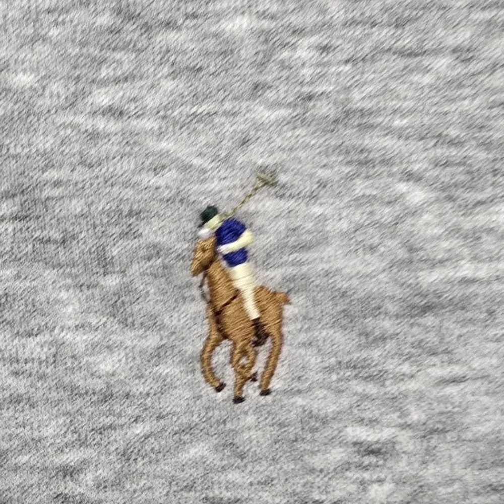 Polo Ralph Lauren Mens XLT Heather Gray Short Sleeve Pony Logo‎ Polo Shirt Tall
